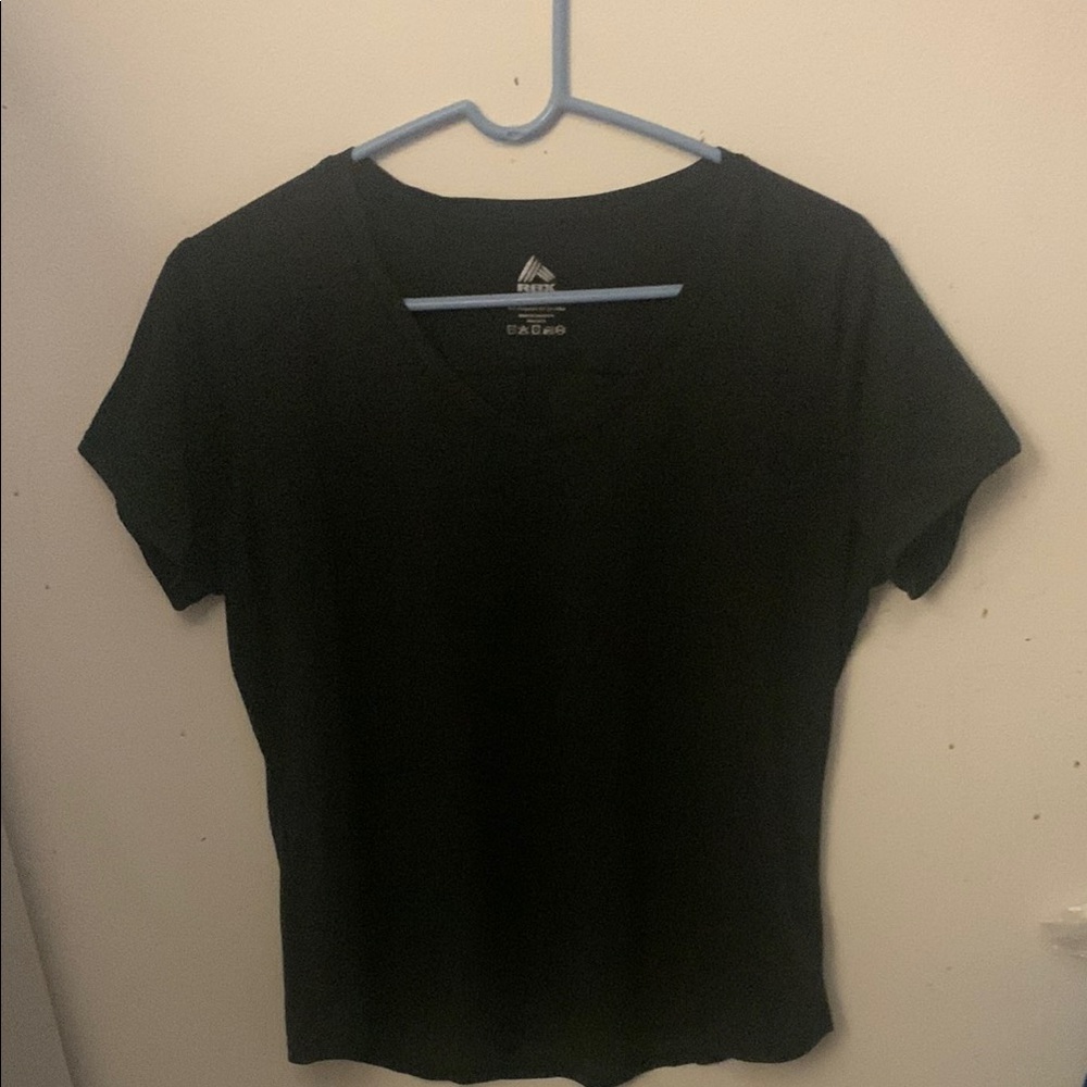 RBX Black Fitted Short Sleeve Athletic Stretchy Compression Tshirt SZ Large
